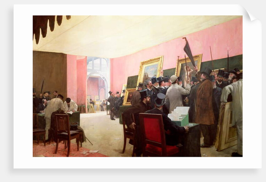A Meeting of the Judges of the Salon des Artistes Francais, 1885 by Henri Gervex