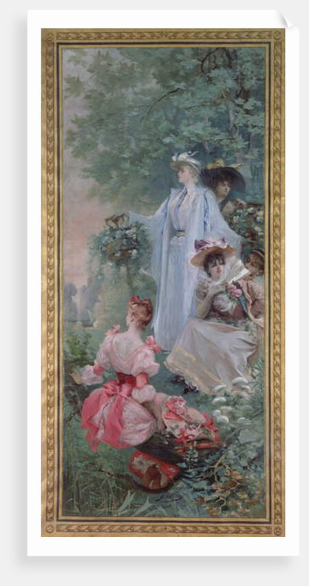 Fete champetre near Paris, 1891 by Georges Clairin