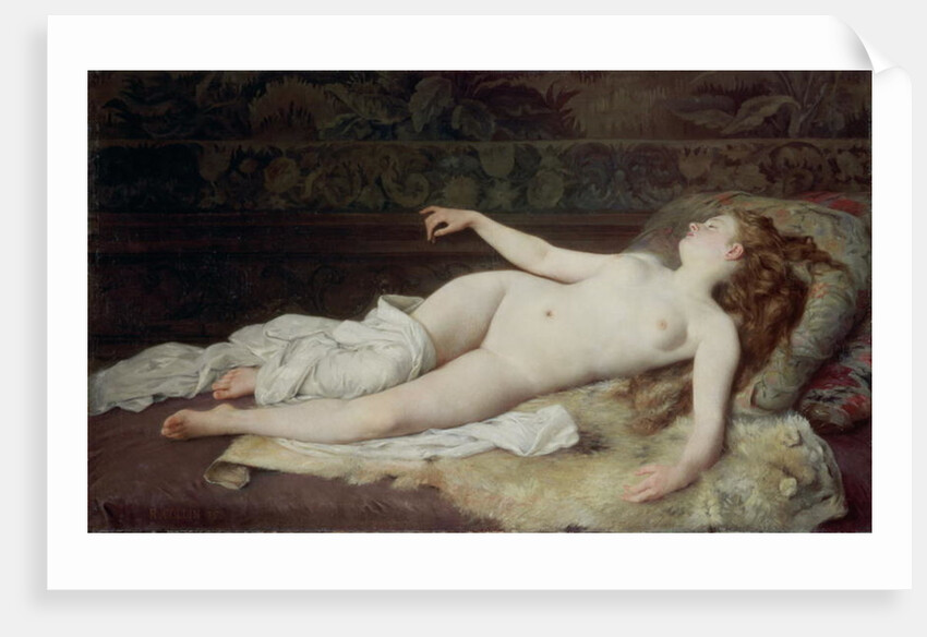 Sleep, 1873 by Louis Joseph Raphael Collin
