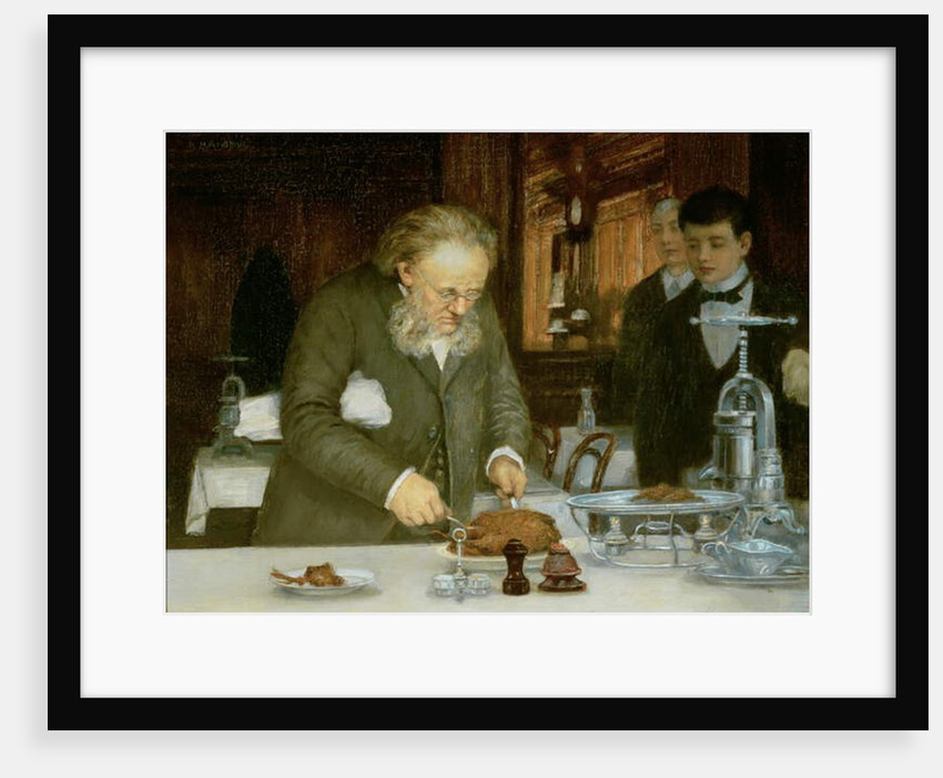Scene at La Tour d'Argent Restaurant by French School