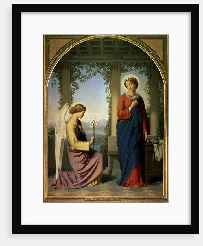 The Angelic Salutation, or The Annunciation, 1860 by Eugene Emmanuel Amaury-Duval