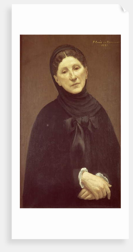 Portrait of the artist's wife, Madame de Chavannes, 1883 by Pierre Puvis de Chavannes