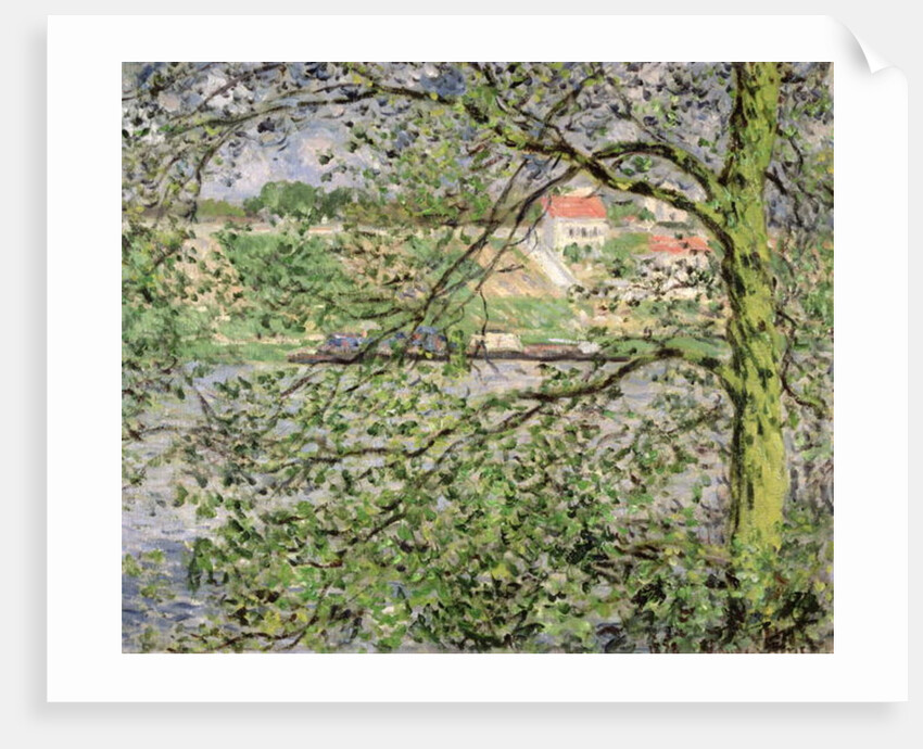 Through the Trees, 1878 by Claude Monet