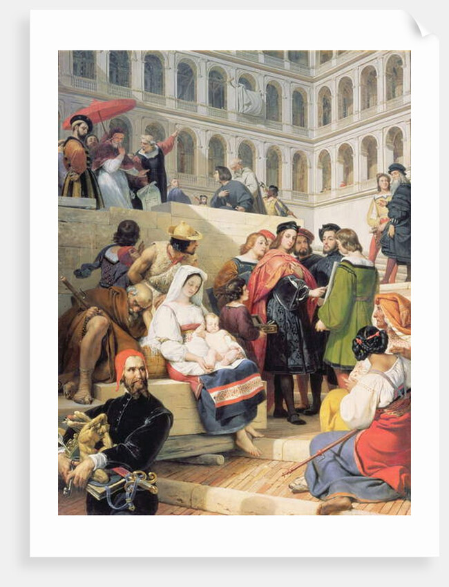 Raphael in the Vatican, 1832 by Emile Jean Horace Vernet