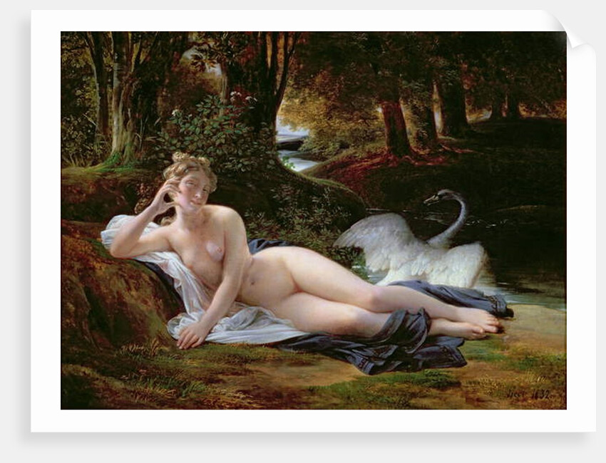 Leda and the swan, 1832 by Francois Edouard Picot