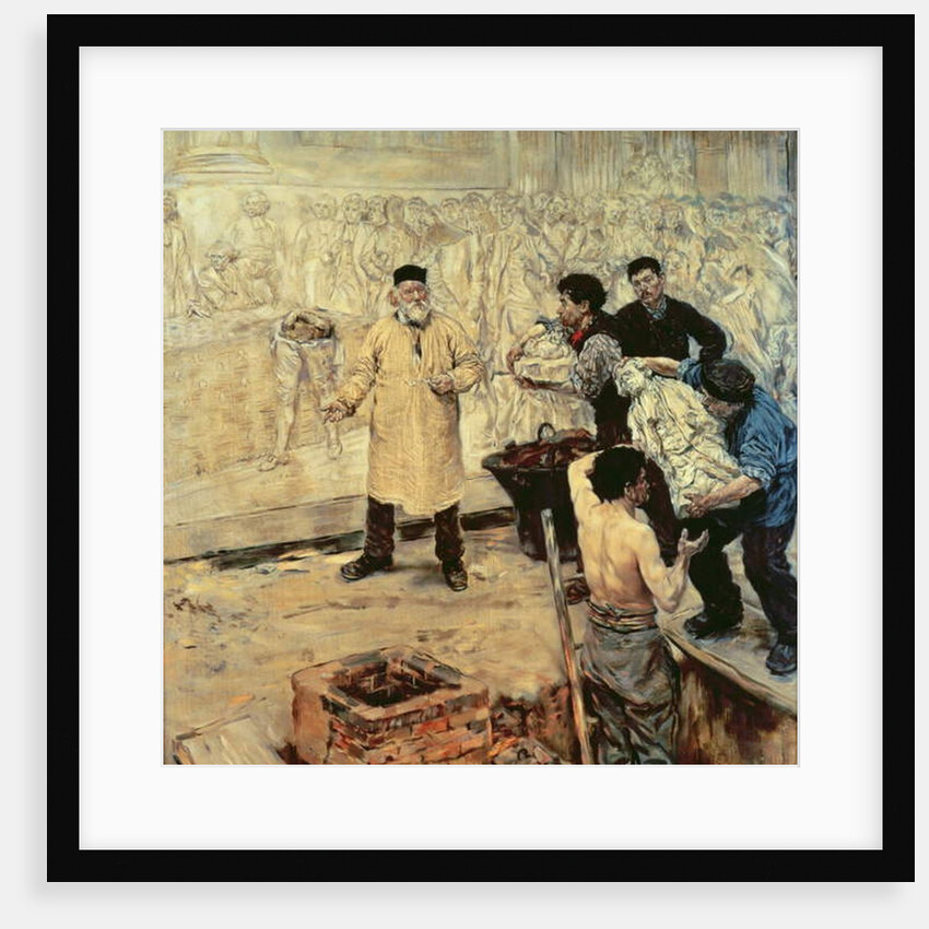 At the foundry, 1886 by Jean Francois Raffaelli