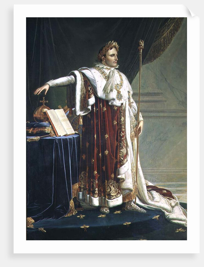 Portrait of Napoleon I in his Coronation Robes, 1804 by Anne Louis Girodet de Roucy-Trioson