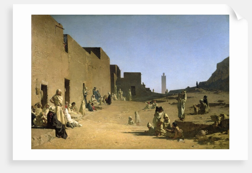 Laghouat in the Algerian Sahara, 1879 by Gustave Guillaumet