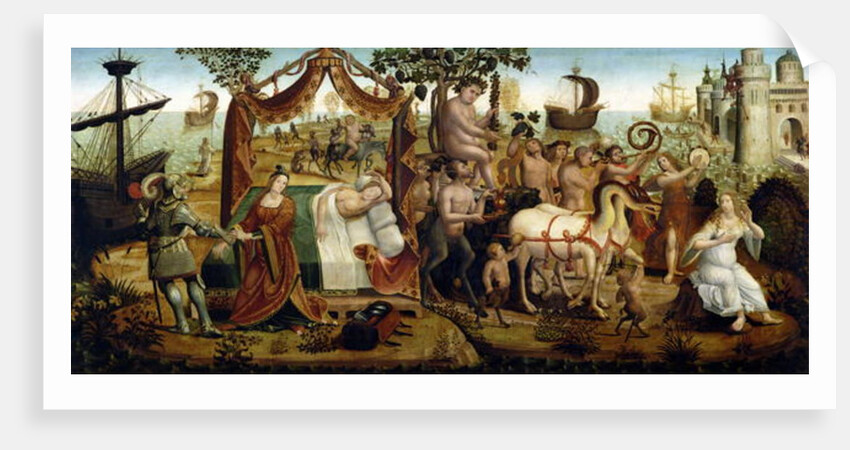 Ariadne in Naxos by Master of the Campana Cassoni