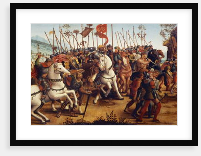 The Defeat of Athens by Minos, King of Crete by Master of the Campana Cassoni