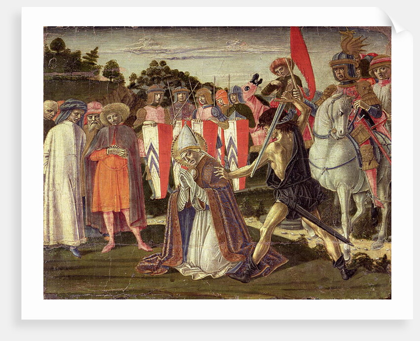 The martyrdom of St. Fabian by Benvenuto di Giovanni