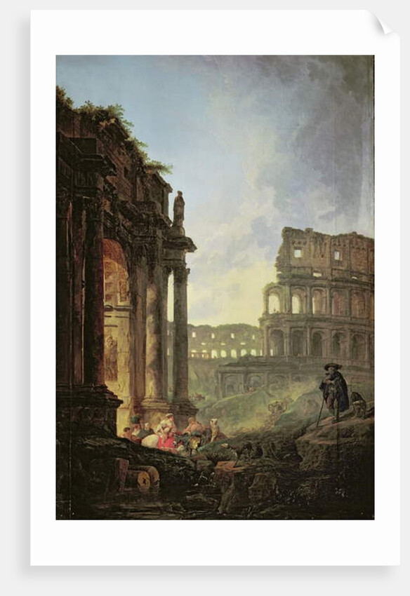 Italian landscape by Hubert Robert