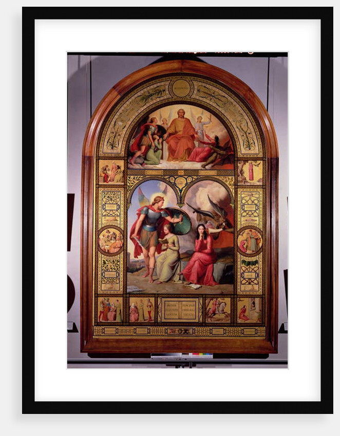 Good and Evil, 1832 by Andre Jacques Victor Orsel