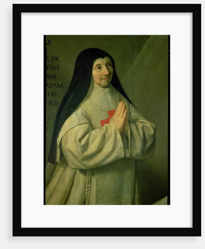 Portrait of Mother Catherine-Agnes Arnauld 1662 by Philippe de Champaigne