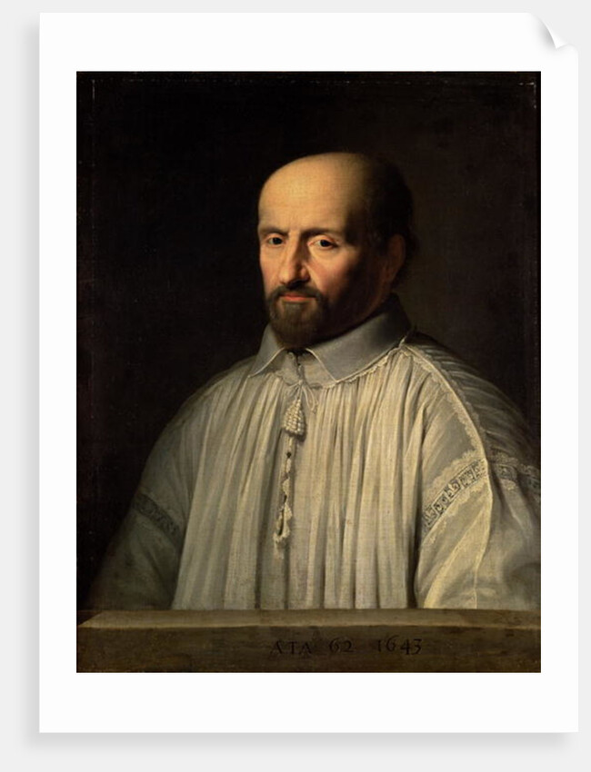 Portrait of the Abbot of Saint Cyran, c.1643 by Philippe de Champaigne