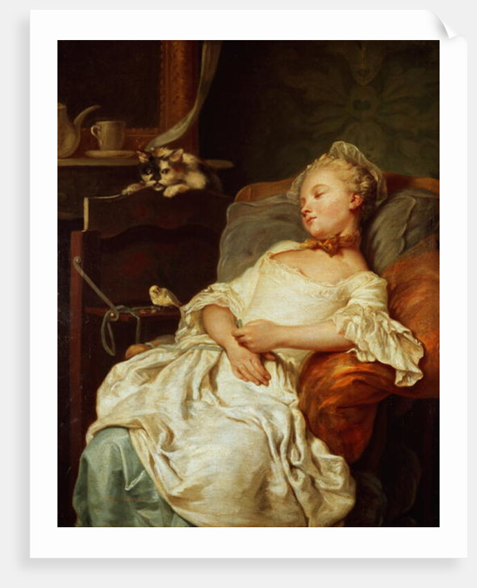 The Sleeper, 1759 by Jean Francois Colson