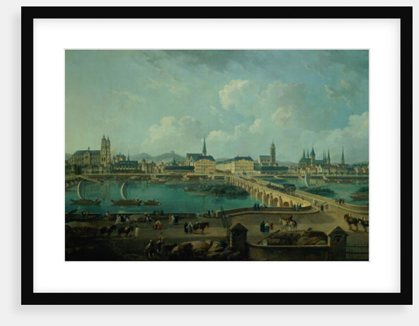 Panoramic View of Tours, 1787 by Pierre Antoine Demachy