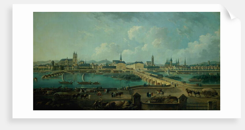 Panoramic View of Tours, 1787 by Pierre Antoine Demachy