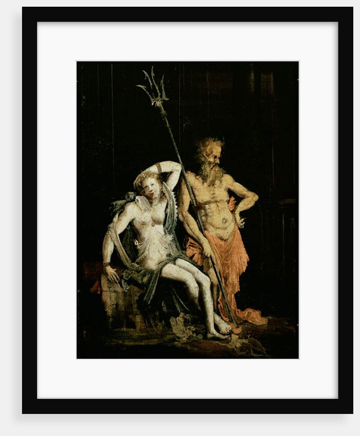 Scene of Hell: detail showing Hades and Persephone, rulers of the Underworld by Francois de Nome