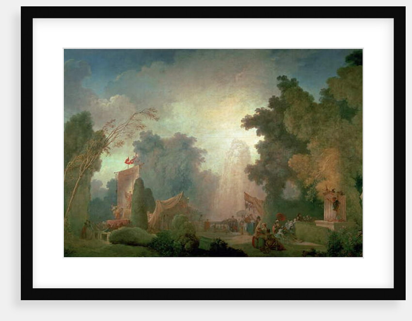 The Fete at Saint-Cloud by Jean-Honore Fragonard