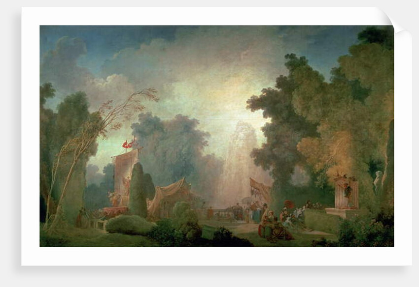 The Fete at Saint-Cloud by Jean-Honore Fragonard