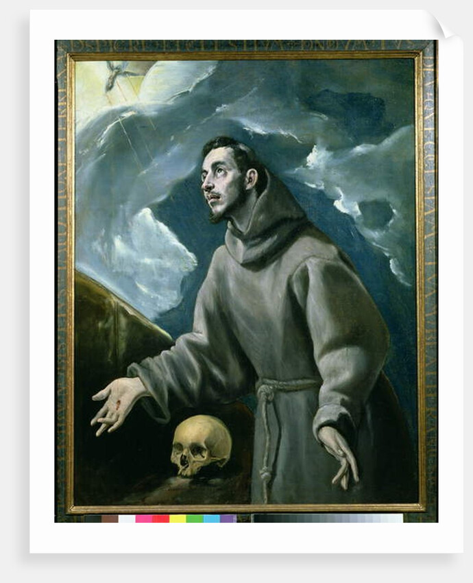 Saint Francis of Assisi Receiving The Stigmata, 1580 by El Greco