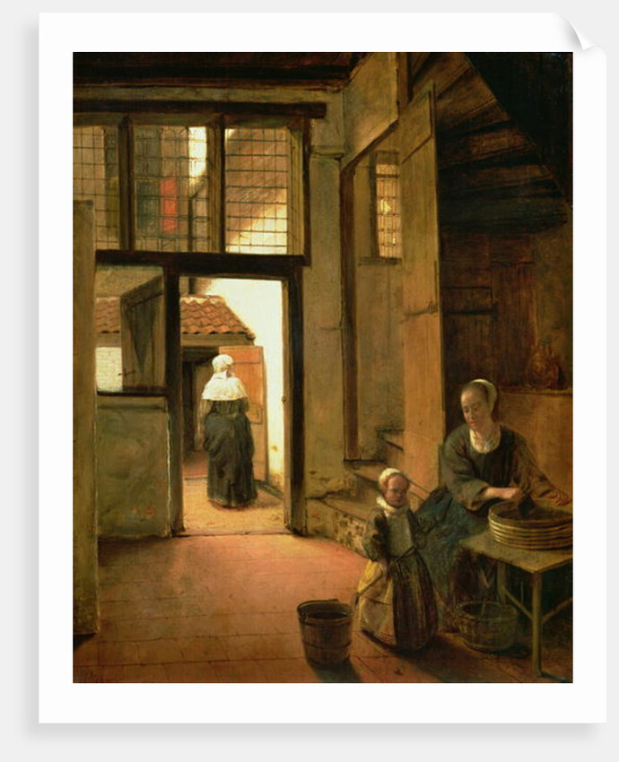 Interior of a Dutch House by Pieter de Hooch