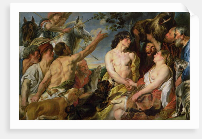 Meleager and Atalanta by Jacob Jordaens