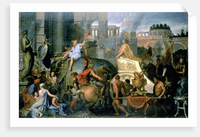 The Triumph of Alexander, or the Entrance of Alexander into Babylon, c.1673 by Charles Le Brun