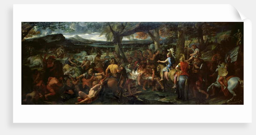 Alexander and Porus, at the Battle of Hydaspes, c.1673 by Charles Le Brun
