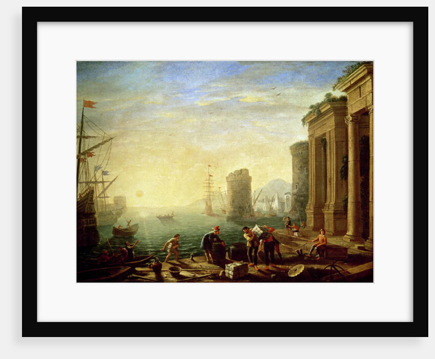Morning at the Port, 1640 by Claude Lorrain