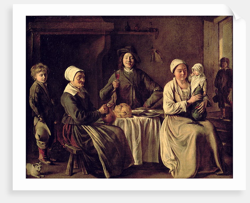 The Peasant Family, 1642 by Antoine and Louis & Mathieu Le Nain