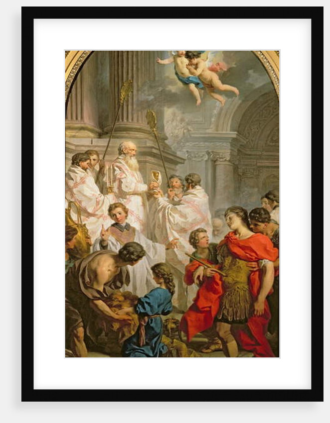 The Mass of St. Basil by Eustache Le Sueur