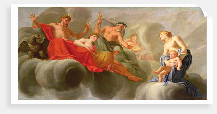 Venus Presenting Cupid to Jupiter by Eustache Le Sueur