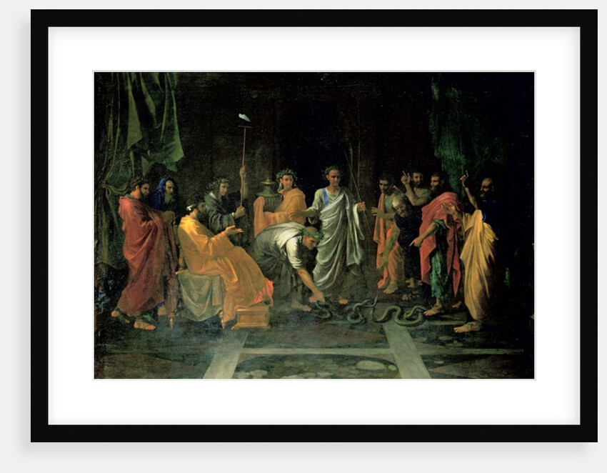 Moses and the Brazen Serpent by Nicolas Poussin