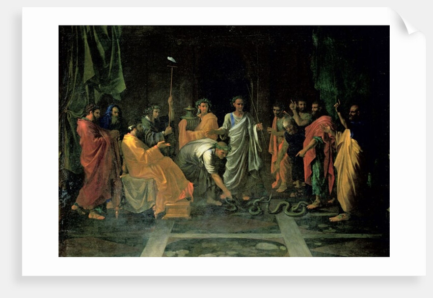 Moses and the Brazen Serpent by Nicolas Poussin