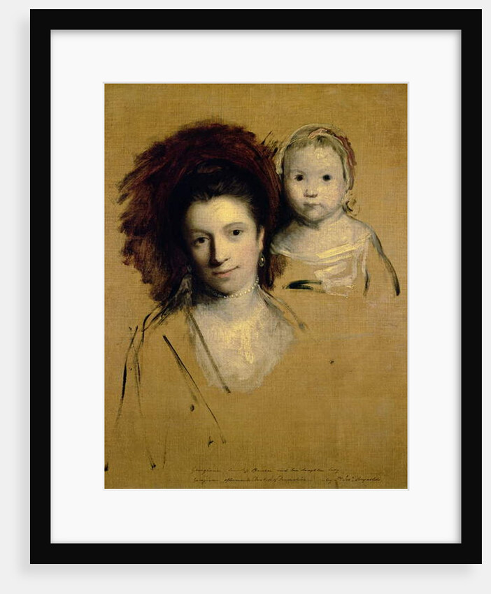 Georgiana, Countess Spencer and her Daughter Lady Georgiana, Afterwards Duchess of Devonshire, 1759 by Joshua Reynolds