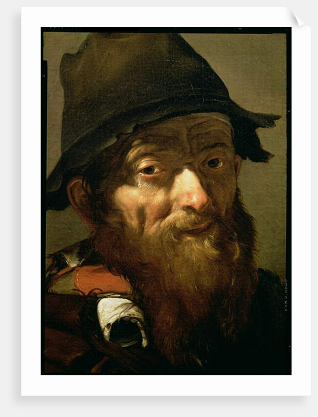 Head of an Old Man by Jusepe de Ribera