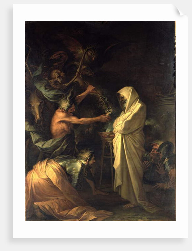 The Spirit of Samuel appearing to Saul at the house of the Witch of Endor, 1668 by Salvator Rosa
