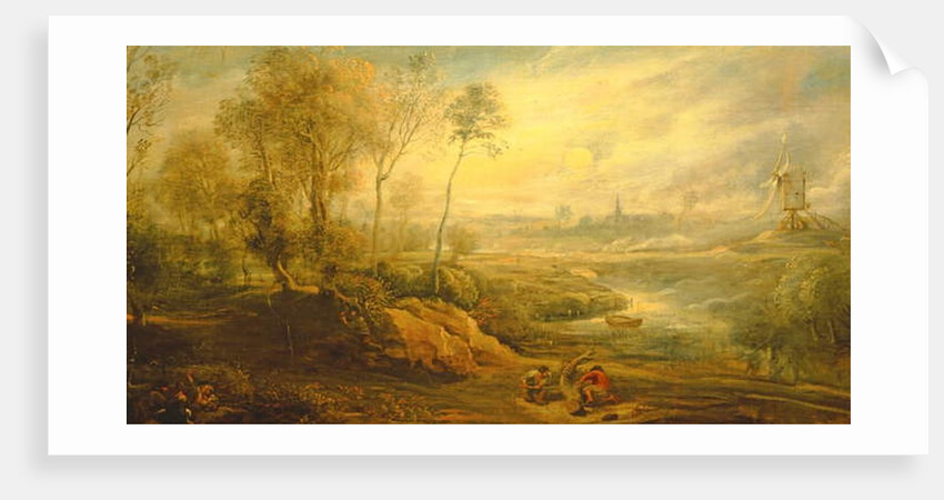 Landscape with a Birdcatcher by Peter Paul Rubens