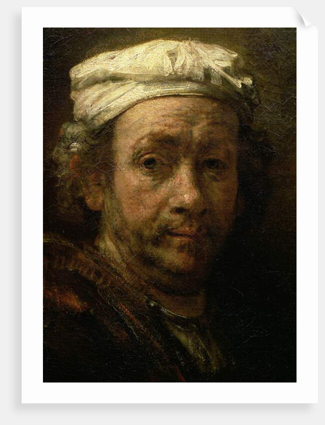 Portrait of the Artist at His Easel by Rembrandt Harmensz. van Rijn