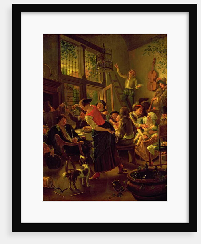 Family Meal by Jan Havicksz. Steen