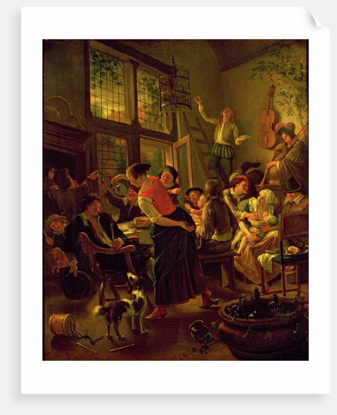 Family Meal by Jan Havicksz. Steen