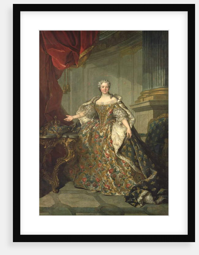 Portrait of Marie Leczinska by Louis M. Tocque