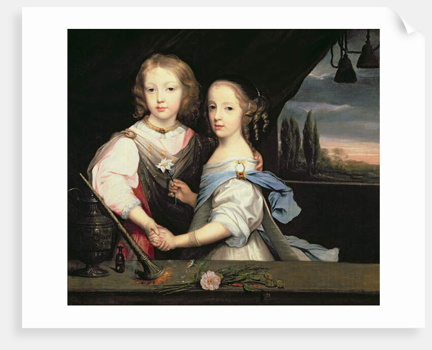 Portrait of Winston and Arabella Churchill, children of Sir Winston Churchill by Peter Lely