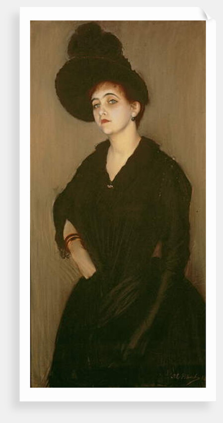 Portrait of Madame Vasnier, 1888 by Jacques-Emile Blanche
