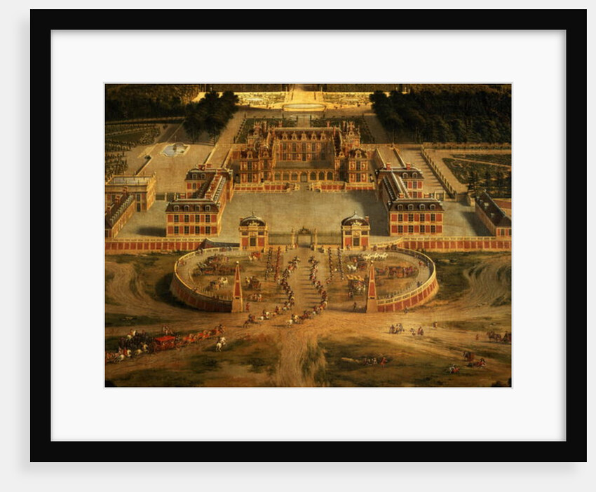 View of the Chateau, Gardens and Park of Versailles from the Avenue de Paris by Pierre Patel