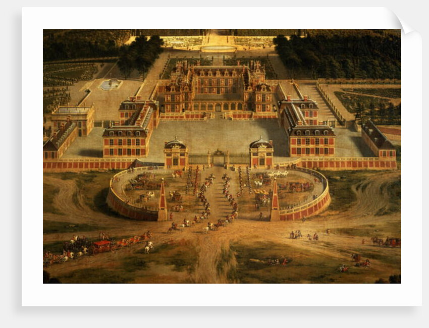 View of the Chateau, Gardens and Park of Versailles from the Avenue de Paris by Pierre Patel