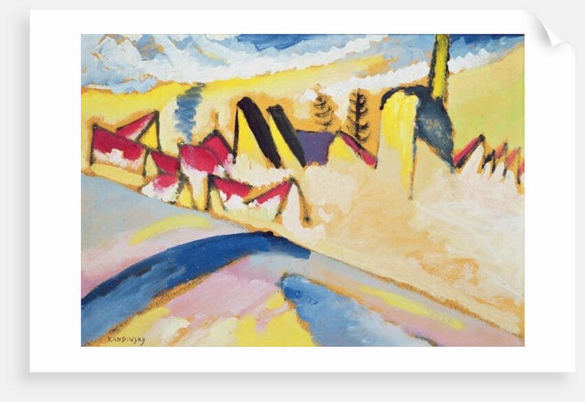 Study in Winter No. 2, c.1910 by Wassily Kandinsky