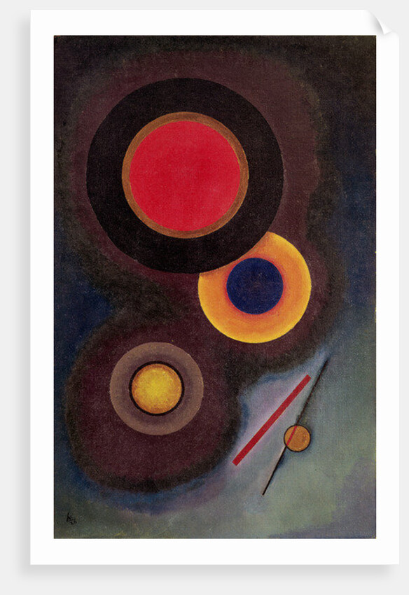 Composition with Circles and Lines, 1926 by Wassily Kandinsky